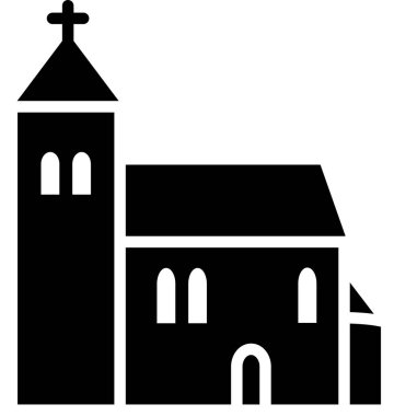 Kilise web simge vektör çizim