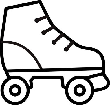 beyaz arkaplanda siyah simge kayar  