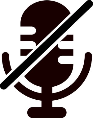 Dilsiz ağ simgesi vektör illüstrasyonu