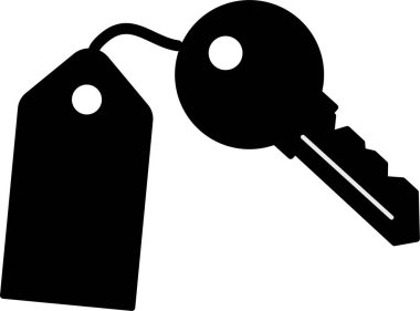 anahtar web simge vektör çizim