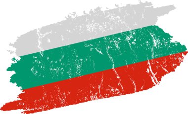 Beyaz arkaplanda izole edilmiş ülke bayrağının vektör illüstrasyonu