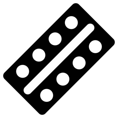 Dairesel delikler gösteren siyah jilet simgesi