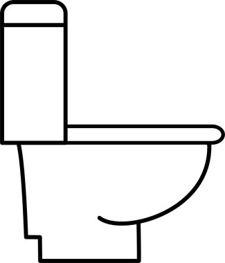 Tuvalet Ağı vektör illüstrasyonu