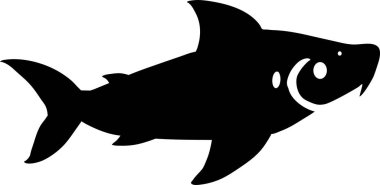 balığı web simge vektör çizim