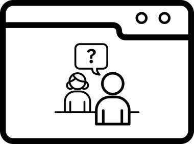 tarayıcı web simge vektör çizim