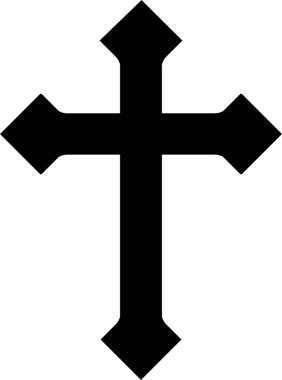 Din simgesi, beyaz arkaplanda vektör illüstrasyonu 