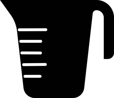 sürahi ağ simgesi vektör illüstrasyonu