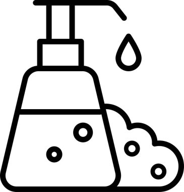 Banyo sabunu ikon vektör çizimi