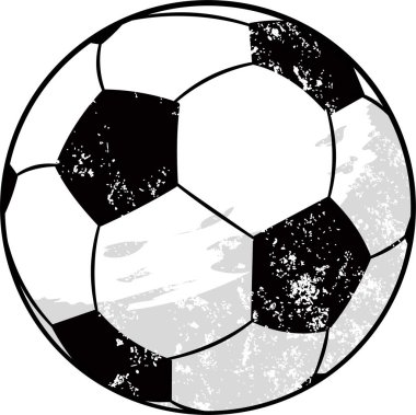 futbol topu web simgesi basit vektör illüstrasyonu