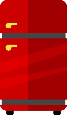 Buzdolabı ağ ikonu vektör illüstrasyonu