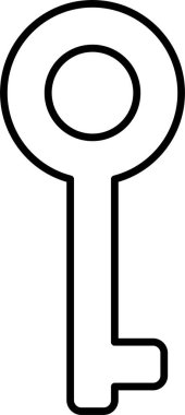 anahtar web simge vektör çizim