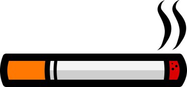 sigara web simgesi vektör illüstrasyonuName