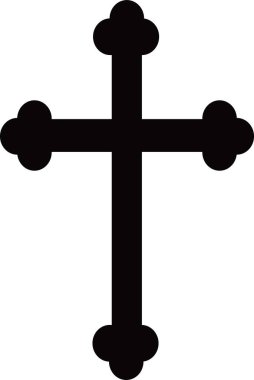 Din simgesi, beyaz arkaplanda vektör illüstrasyonu 