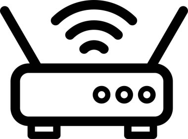 wifi web simgesi vektör illüstrasyonu
