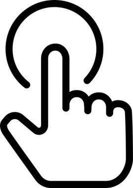 Fare imleç simgesi ana hat biçiminde 