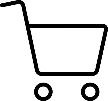 ecommerce sepeti işareti, beyaz arkaplanda alışveriş simgesi 