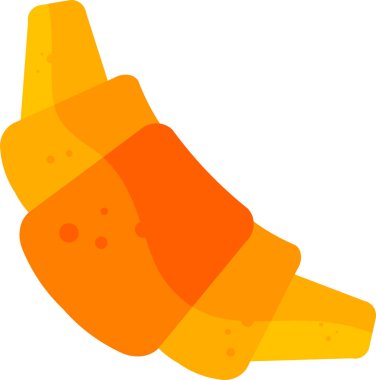 Kruvasan fırın ikonu, vektör illüstrasyonu