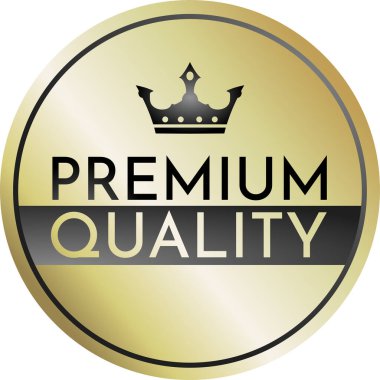 Premium kalite etiket vektör çizimi