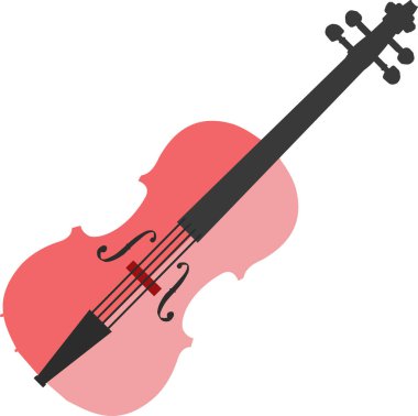 Klasik ahşap keman beyaz arka planda dinleniyor