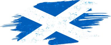 Beyaz arkaplanda izole edilmiş ülke bayrağının vektör illüstrasyonu