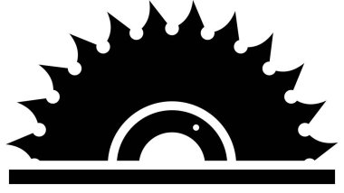 Tahtayı kesen dairesel testere bıçağı.