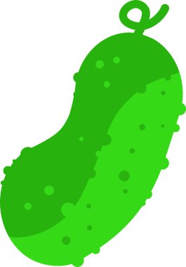 salatalık sebze sağIıklı ikon, vektör illüstrasyonu