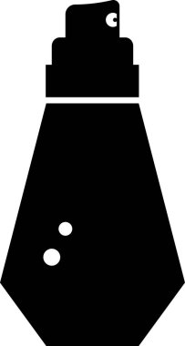 Parfüm şişesi, web simgesi basit illüstrasyon