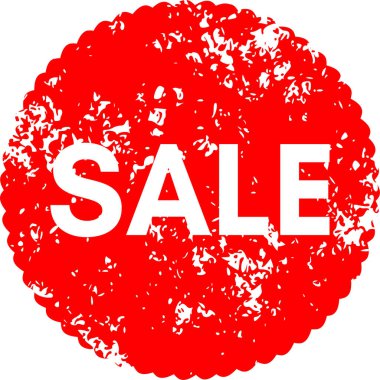 Satış rozeti afiş, vektör illüstrasyon