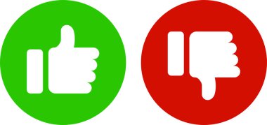 başparmağınızı kaldırın ve simgeleri sevmeyin.