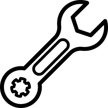 Beyaz arkaplanda anahtar web simgesi basit tasarımı 