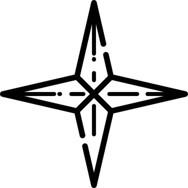 Web simgesi, vektör çizim pusula