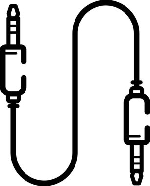 kablo bağlantı simgesi ana hat biçiminde