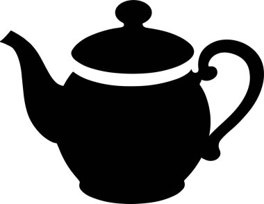 Çay fincanı simgesi, basit biçim