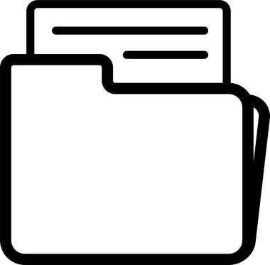 belge dizini dosya simgesi ana hat biçiminde