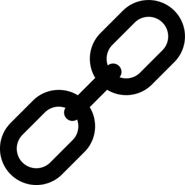 zincir bağlantısı ikon vektör illüstrasyon tasarımı