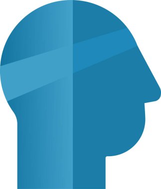 Düz biçimde insan beyni simgesi