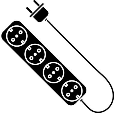 Web için basit bir elektrik dolgu vektör simgesi çizimi