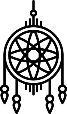 düş kapanı simgesi, özet biçimi, vektör illüstrasyonu