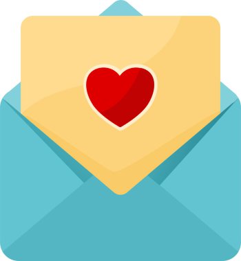 Sevgililer Günü Kart Şablonu, Hediyeler, baskılar ve İnternet için şık bir vektör çizimi 