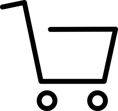 ecommerce sepeti işareti, beyaz arkaplanda alışveriş simgesi 