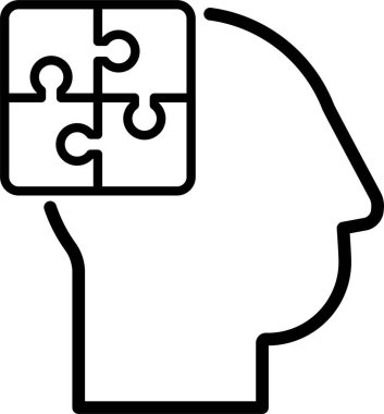 brain creative idea icon, simple vector illustration