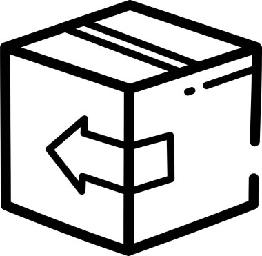 Beyaz Arkaplanda Modern Simge Vektörü 