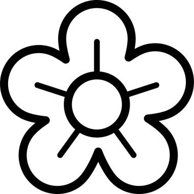 özet çiçeği, yerleşimler için vektör simgesini temizle