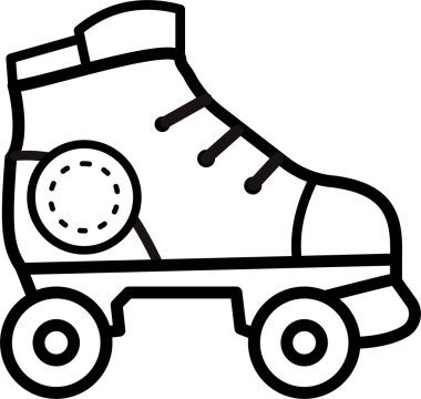 beyaz arkaplanda siyah simge kayar  