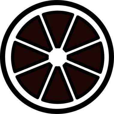 meyve limon simgesi, basit vektör illüstrasyon tasarımı