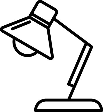 Masa lambası. Basit tasarım