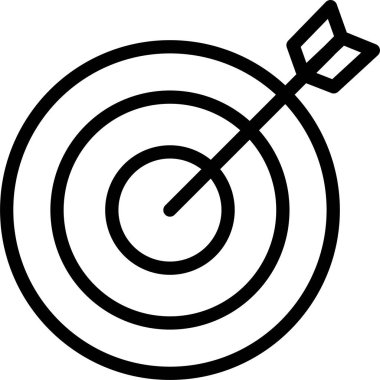 Hedef. Web simgesi basit tasarım