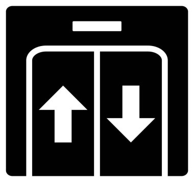 Vektör simgesi indir. biçim düz sembol, beyaz renk, yuvarlak açılar, gri arkaplan