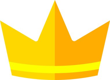 Crown Simge Vektör Resimleri Beyaz Arkaplanda 