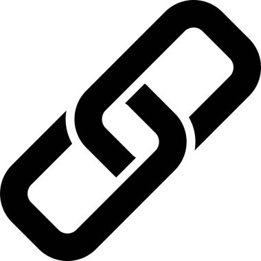 bağlantı işareti simgesi vektör illüstrasyonu